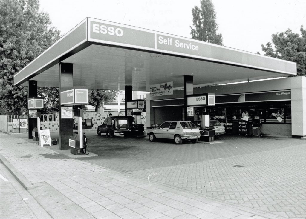 Benzinestation in Hoogeveen